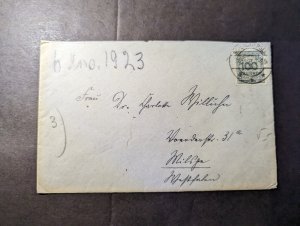 1923 Germany Weimar Republic Inflation Cover Schlachtensee