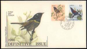New Zealand, Worldwide First Day Cover, Birds