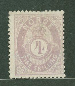 Norway #19 Unused Single