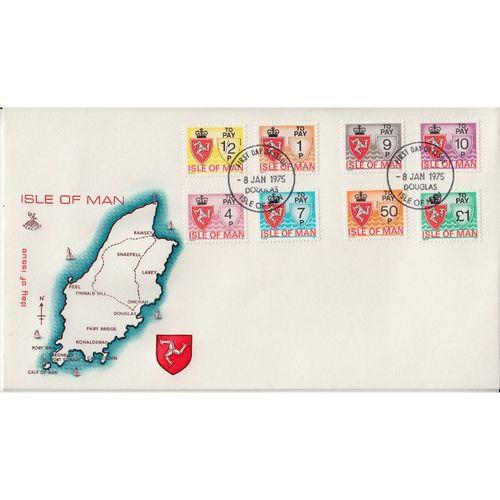First Day Cover 8th January 1975 To Pay Stamps