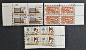 US Progress in Electronics Sc# 1500, 1501, C86 MNH Plate # Blocks PB4