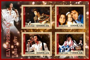 Stamps. Famous people. Music. Elvis Presley  2019 year 1+1 sheets perforated