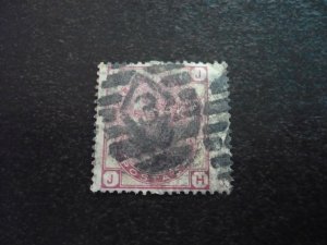 Stamps - Great Britain - Scott# 61 - Plate 16 - Used Part Set of 1 Stamp