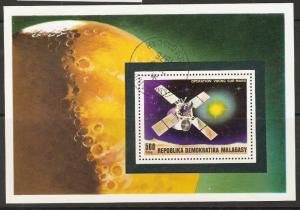 MALAGASY SGMS380 1976 MARS/VIKING/SPACE M/SHEET  F/USED