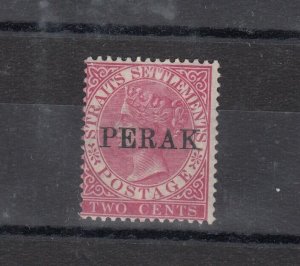 Malaya Perak QV 2c SG22 MH JK4474