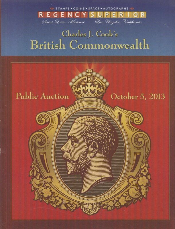 Charles J. Cook's British Commonwealth Collection. 2013 Regency Auction 101