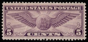 US #C12 SUPERB mint very lightly hinged, well centered, NICE!