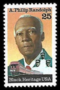 PCBstamps   US #2402 25c A.P. Randolph, Black Heritage, MNH, (31)