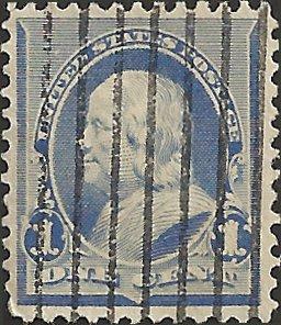 # 219 DULL BLUE USED BEN FRANKLIN SCV-0.75