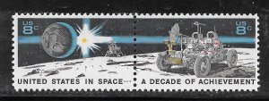 #1434-35 MNH Att. Pair Space