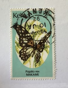 Kenya 1988  Scott 431 used - 2sh, Butterflies, Papilio Rex