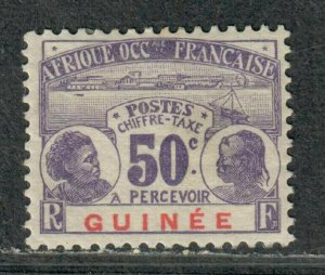 Fr. Guinea Sc#J13 M/H/VF, Cv. $24