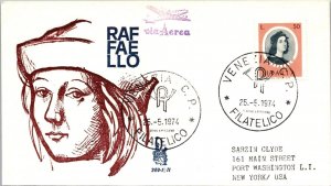 Italy 1974 FDC - Raffaelo / Airmail - Venice - J8650