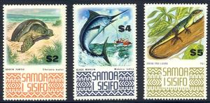 HALF-CAT BRITISH SALE: SAMOA #369-78C Mint NH