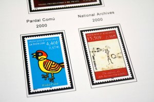 COLOR PRINTED ANDORRA [FRENCH] 1931-2020 STAMP ALBUM PAGES (100 illustr. pages)