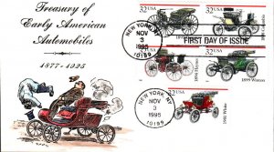 #3019-23 Antique Automobiles Hussey FDC