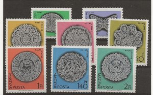 thematic stamps Hungary 1964 Lace II set of 8 sg.1971-8  MNH