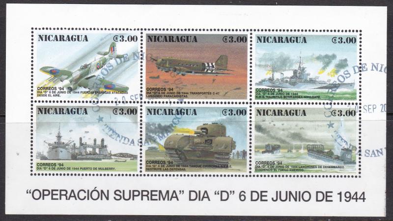 Nicaragua MiNr 3398/3403 / used / 1994