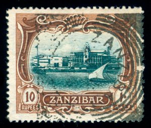 MOMEN: ZANZIBAR STAMPS SG #239 1908-09 USED LOT #60084