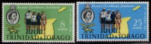 Trinidad and Tobago 1961 SC# 103-4 Boy Scouts MNH-OG E48