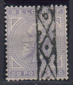 BELGIUM STAMPS, 1883. Sc.#48., USED