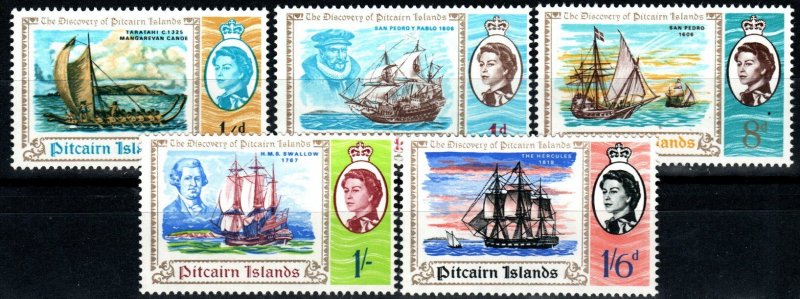 Pitcairn Islands #67-71 MNH  (X9703)