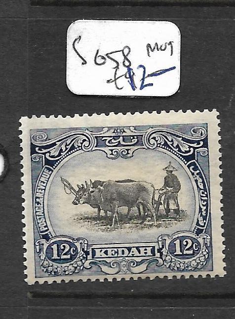 MALAYA KEDAH  (P1301B) COW 12C  SG 58  MOG