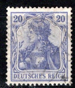 Germany Reich Scott # 84, used, exp.h/s, Mi# 87IId