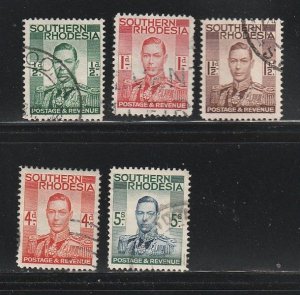 Southern Rhodesia 82-45, 54 U King George VI (B)