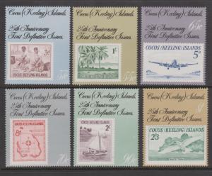 Cocos Keeling Islands Sc#177-182 MNH