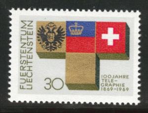 LIECHTENSTEIN Scott 461 MNH** 1969 stamp