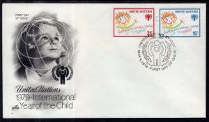 UN New York 310-311 IYC Artcraft U/A FDC