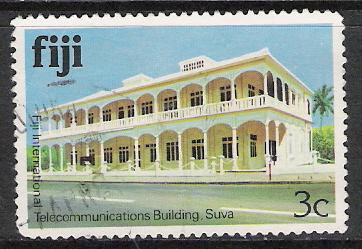 Fiji #411 Telecommunications Bldg Used