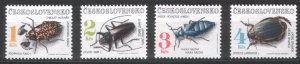 Czechoslovakia 1992 Scott #2863-2866 MNH