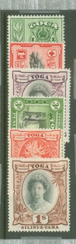 Tonga #73-75/77-79v