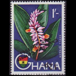 GHANA 1965 - Scott# 222 Flowers Inv.Opt. 12p NH