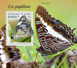 Guinea - 2021 Pioneer Butterflies - Stamp Souvenir Sheet - GU210112b