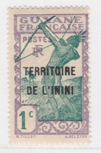 1932-38 French Colony Inini 1cMH* Stamp A22P17F8789-