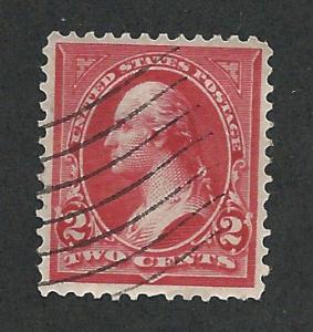 279Bf Used,  2c. Washington,  VF-XF