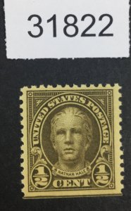 US STAMPS #551 MINT OG NH  NATURAL GUM SKIPS  LOT #31822