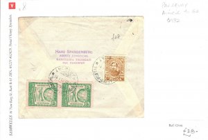 PARAGUAY Cover Santisima Trinidad Air Mail GB Scotland Dundee 1932 {samwells}SV8