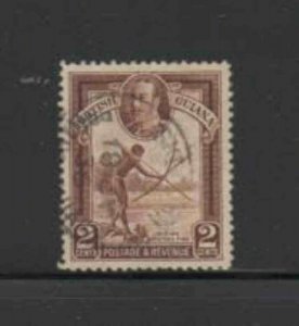 BRITISH GUINEA #211 1934 2c KING GEORGE V F-VF USED d