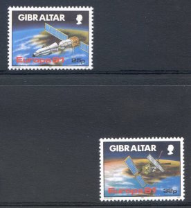 1991 Gibraltar Europa Set SG649/650 Unmounted Mint