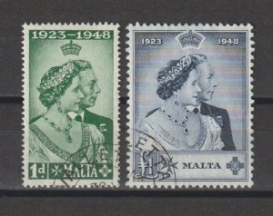 MALTA 1949 SG 249/250 USED