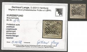 Germany Brunswick SC 5 With Certificate VFU (1cme)