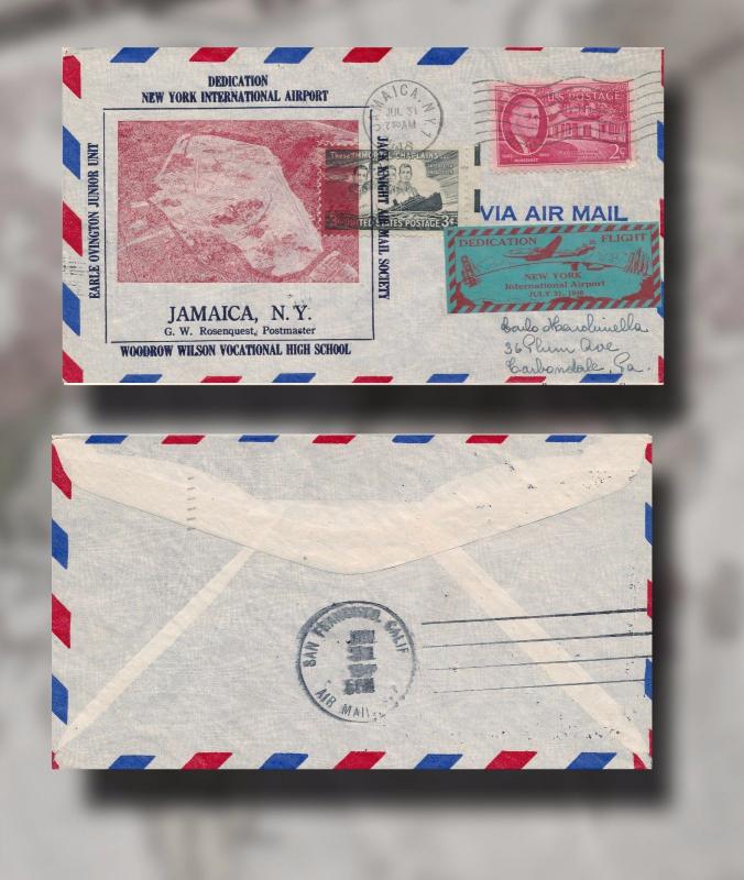 JAMAICA, NY NY Internation Airport Dedication NYSF First Flight 7/31