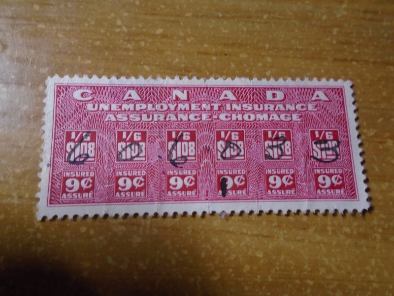 Canada Revenue stamp  van Dam  #  FU34  used