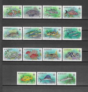 KIRIBATI 1990 SG 326/40 USED Cat £24