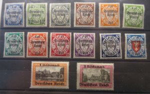 DANZIG, Scott: 241-254 SET, MINT LIGHTLY HINGED, Lot32, $63.25
