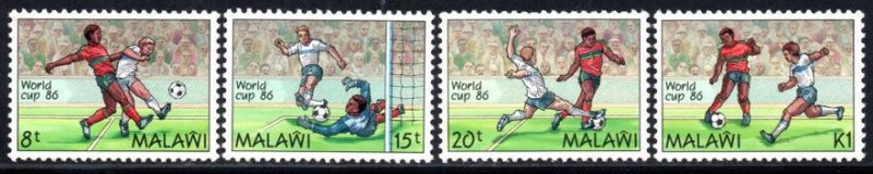 Malawi - 1986 Football World Cup Set MNH** SG 746-749